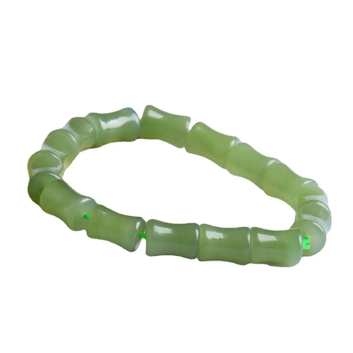 Sunny Water Green Jade Scattered Beads Bracelet - Image 13