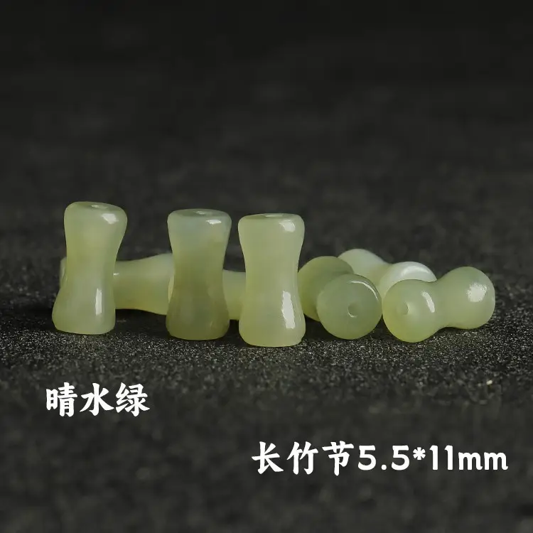 Sunny Water Green Jade Scattered Beads Bracelet - Image 8