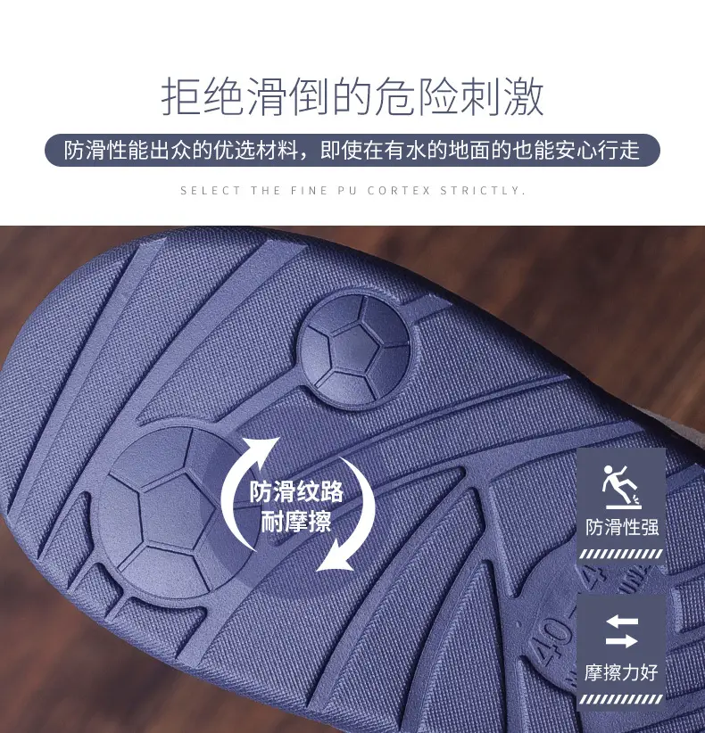Lidani cotton shoes men's winter waterproof outdoor warm indoor home non-slip extra large size 50-51 men's cotton slippers — feature 11
