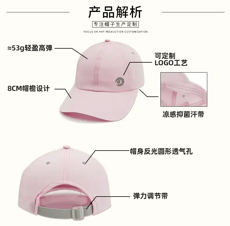 2025 Sunscreen Hat Lightweight Women Sports Cap — feature 6