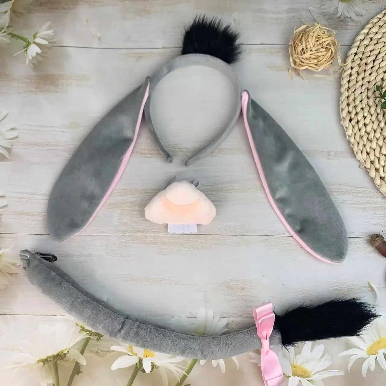 Halloween Donkey Ear Headband with Bowtie Set — feature 12