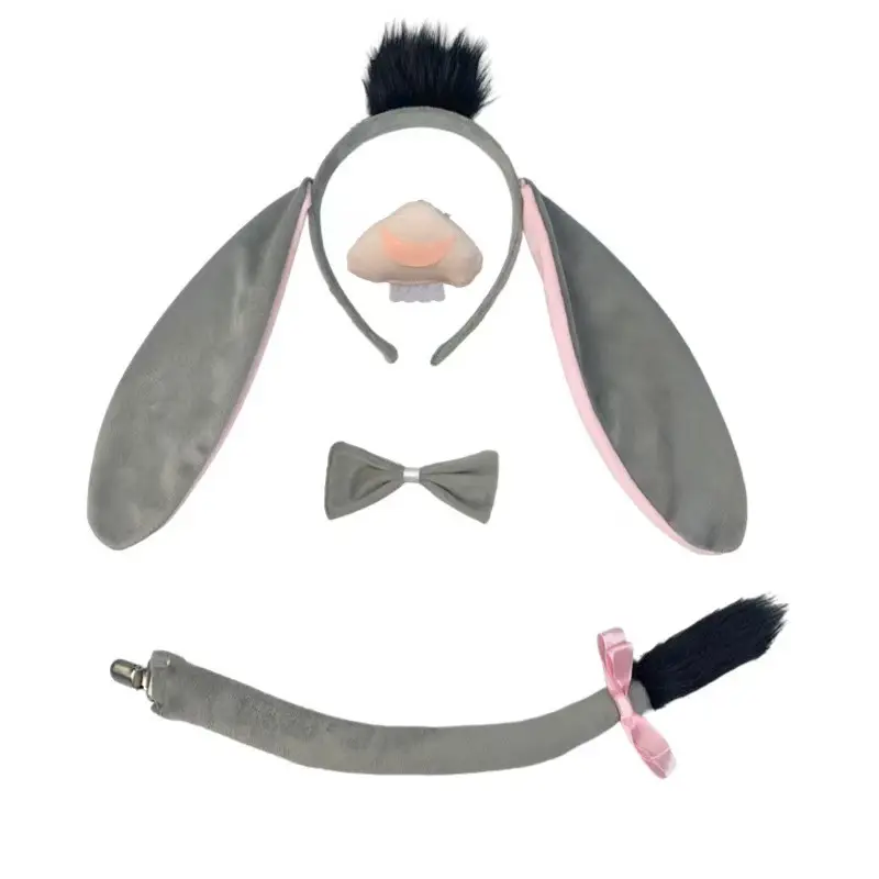 Halloween Donkey Ear Headband with Bowtie Set — feature 17