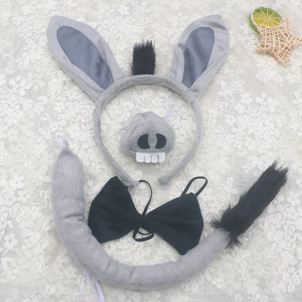 Halloween Donkey Ear Headband with Bowtie Set — feature 7