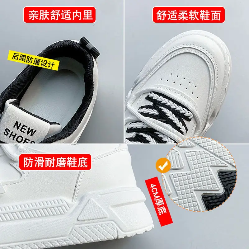 Women Thick-Soled White Casual Sports Sneakers 2025 โ feature 10