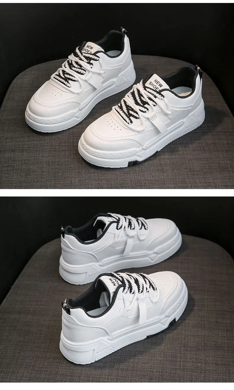 Women Thick-Soled White Casual Sports Sneakers 2025 โ feature 14