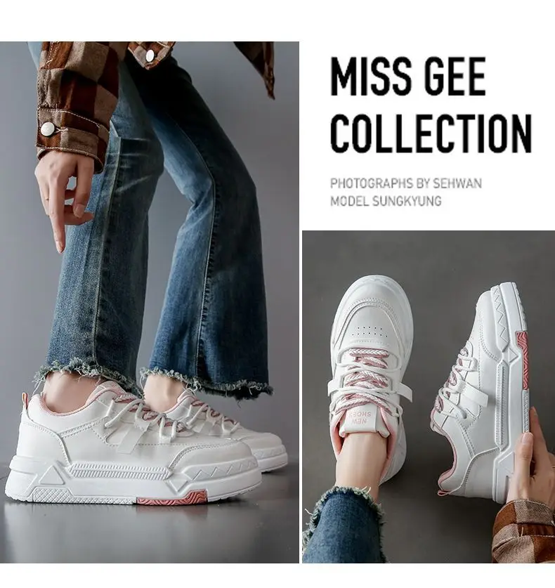 Women Thick-Soled White Casual Sports Sneakers 2025 โ feature 17