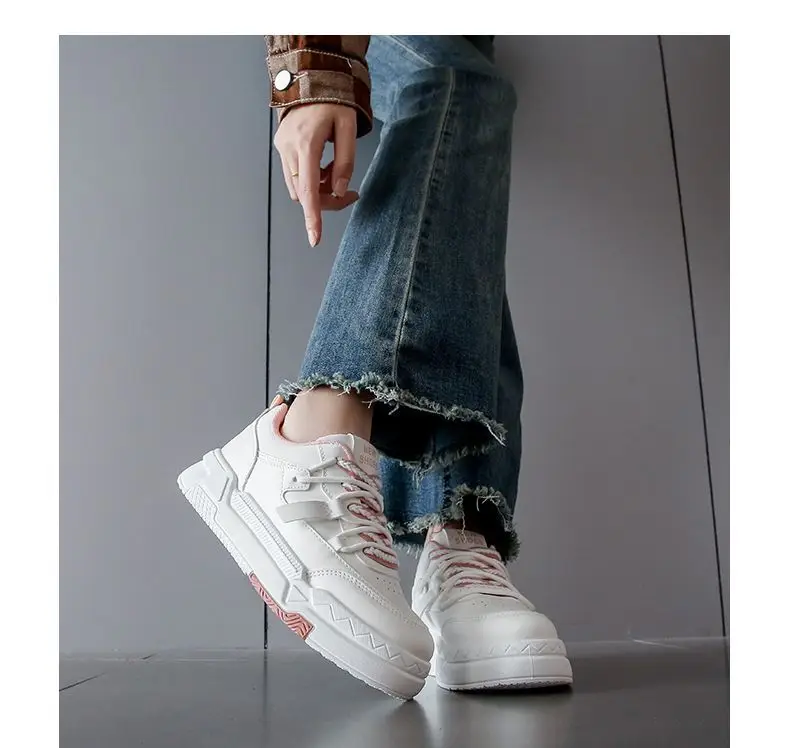 Women Thick-Soled White Casual Sports Sneakers 2025 โ feature 18