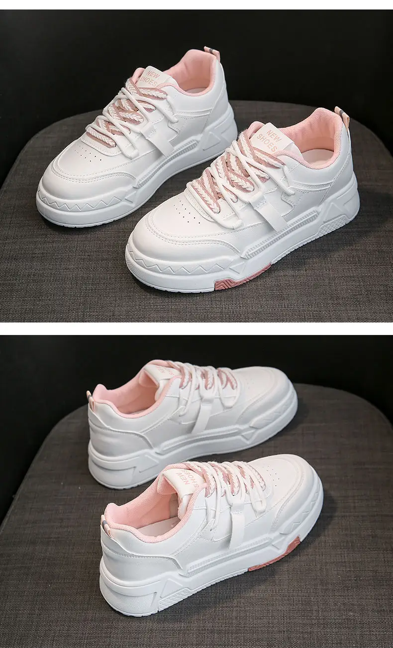 Women Thick-Soled White Casual Sports Sneakers 2025 โ feature 19