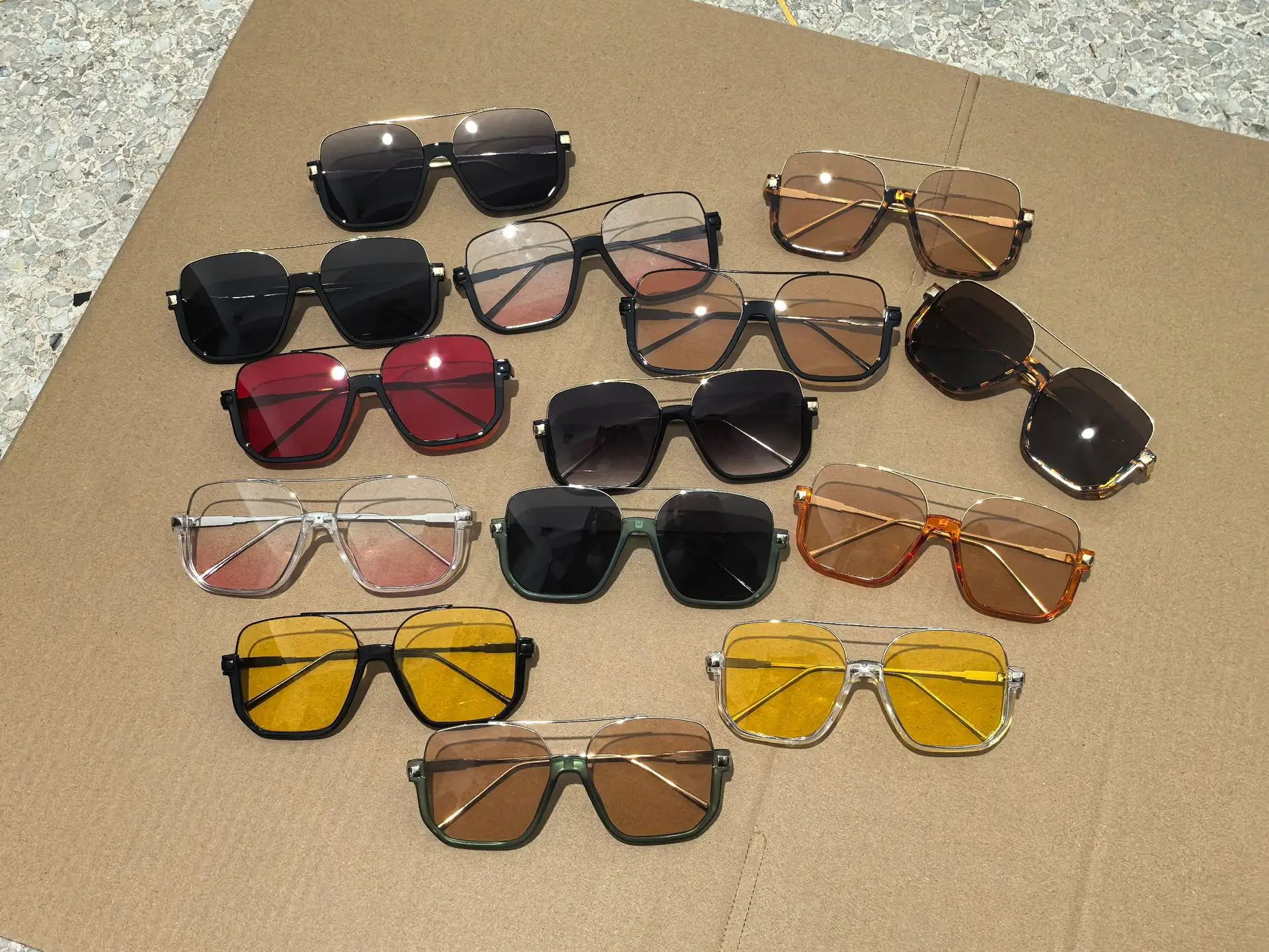 Women Anti-Blue Light Sunglasses Double Bridge Large Frame β feature 2