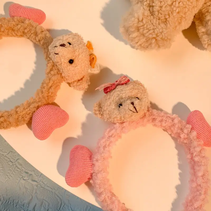 Love Bear Soft Fleece Hair Band for Girls — feature 4
