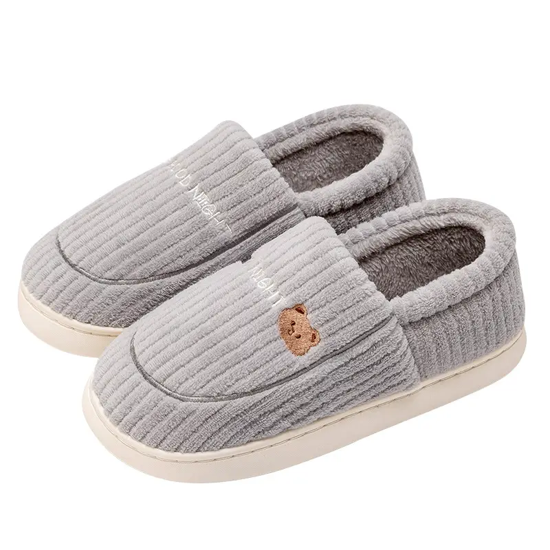 Men's Cotton Slippers for Winter 2026, New Indoor Home Use, Thick-Soled, Non-Slip, Fleece-Lined, Warm Cotton Shoes for Men - Image 8