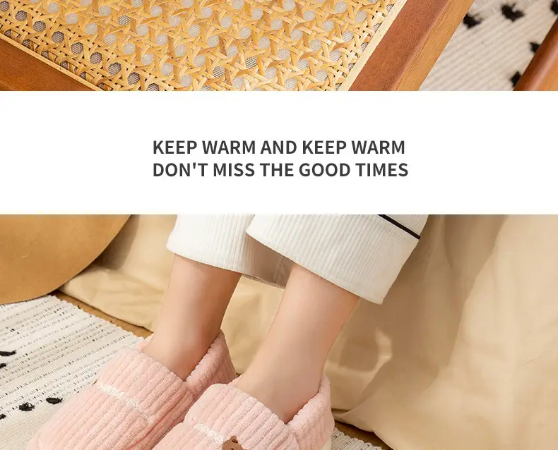 Men's Cotton Slippers for Winter 2026, New Indoor Home Use, Thick-Soled, Non-Slip, Fleece-Lined, Warm Cotton Shoes for Men — feature 21