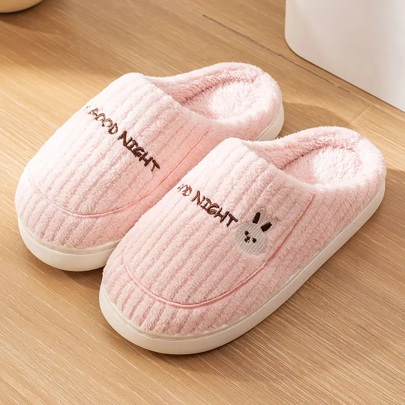 Men's Cotton Slippers for Winter 2026, New Indoor Home Use, Thick-Soled, Non-Slip, Fleece-Lined, Warm Cotton Shoes for Men - Image 2