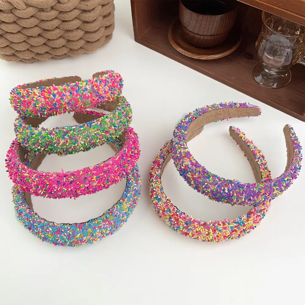 Sweet Candy-Colored Wide Bristle Hair Headband - Image 8