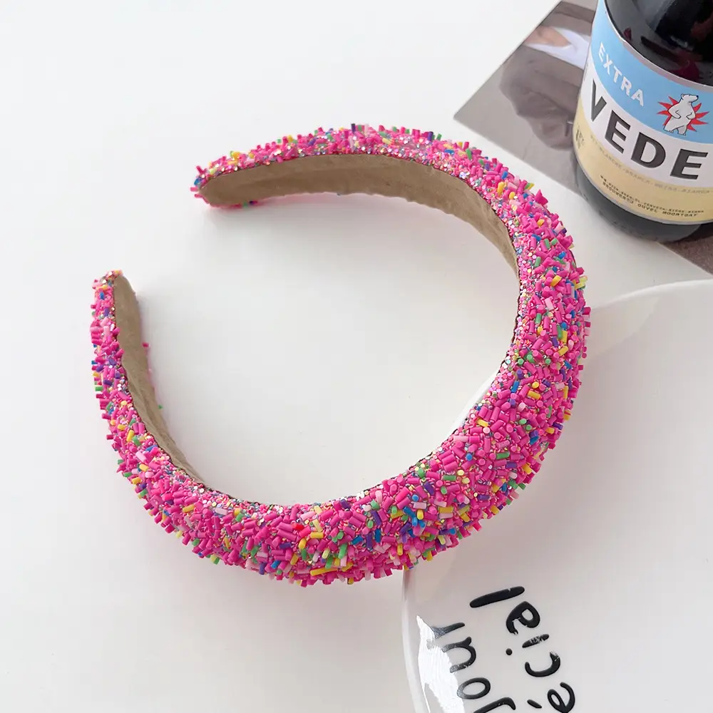 Sweet Candy-Colored Wide Bristle Hair Headband — feature 13
