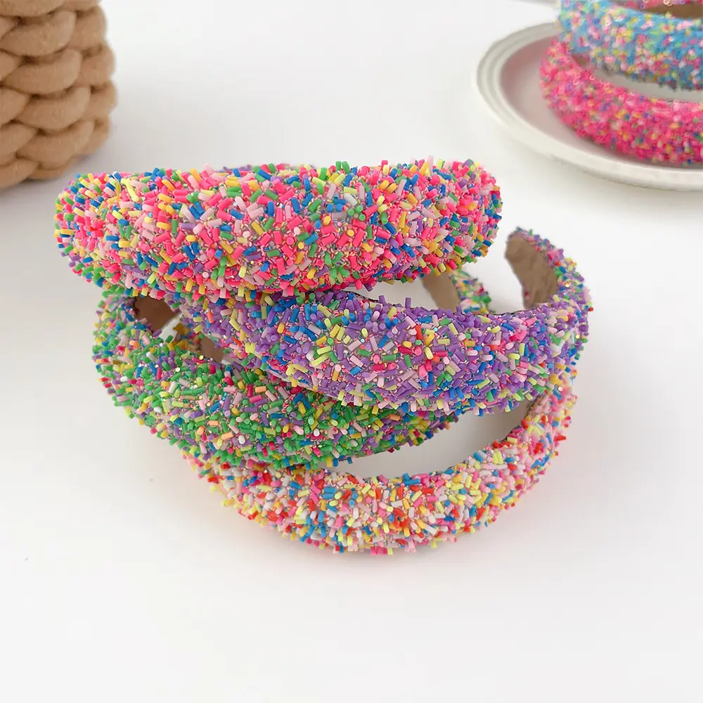 Sweet Candy-Colored Wide Bristle Hair Headband — feature 4