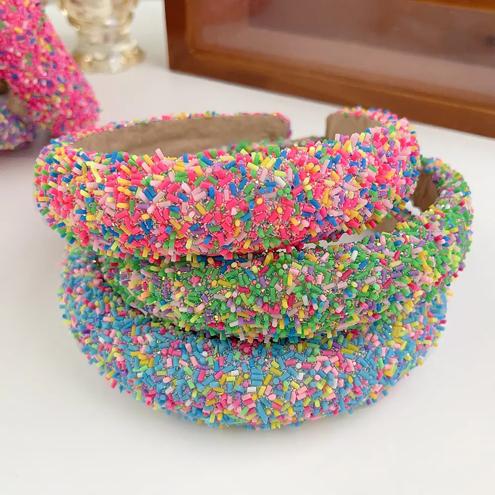 Sweet Candy-Colored Wide Bristle Hair Headband — feature 7