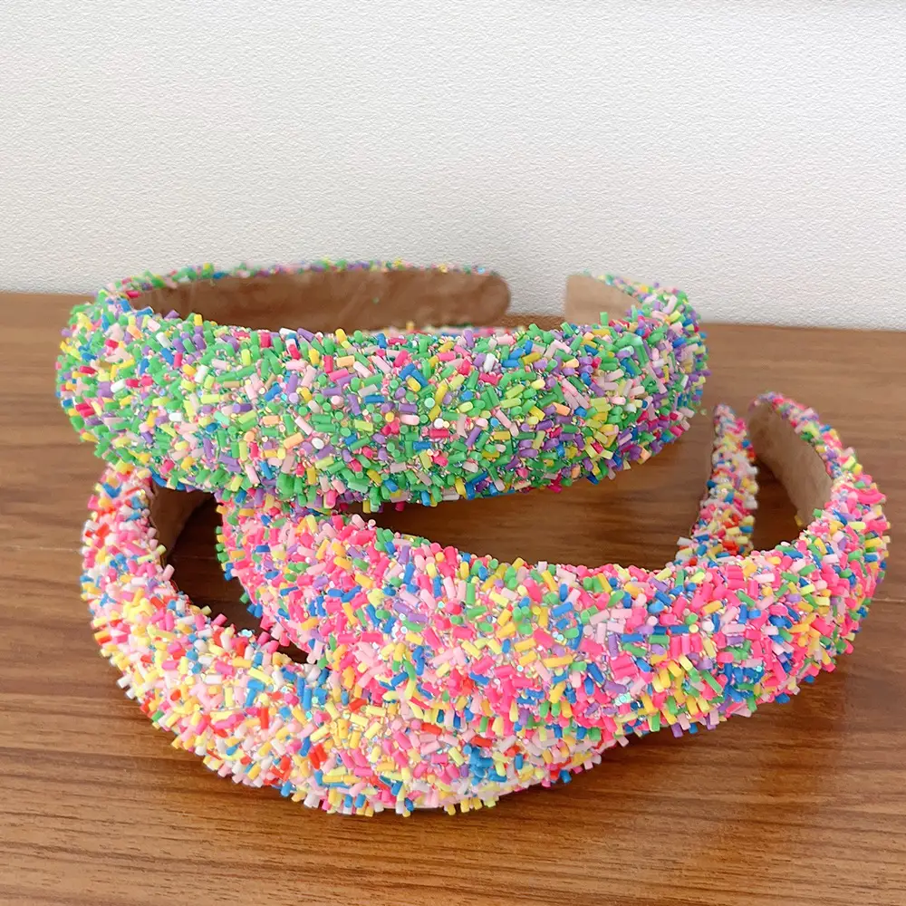 Sweet Candy-Colored Wide Bristle Hair Headband — feature 9