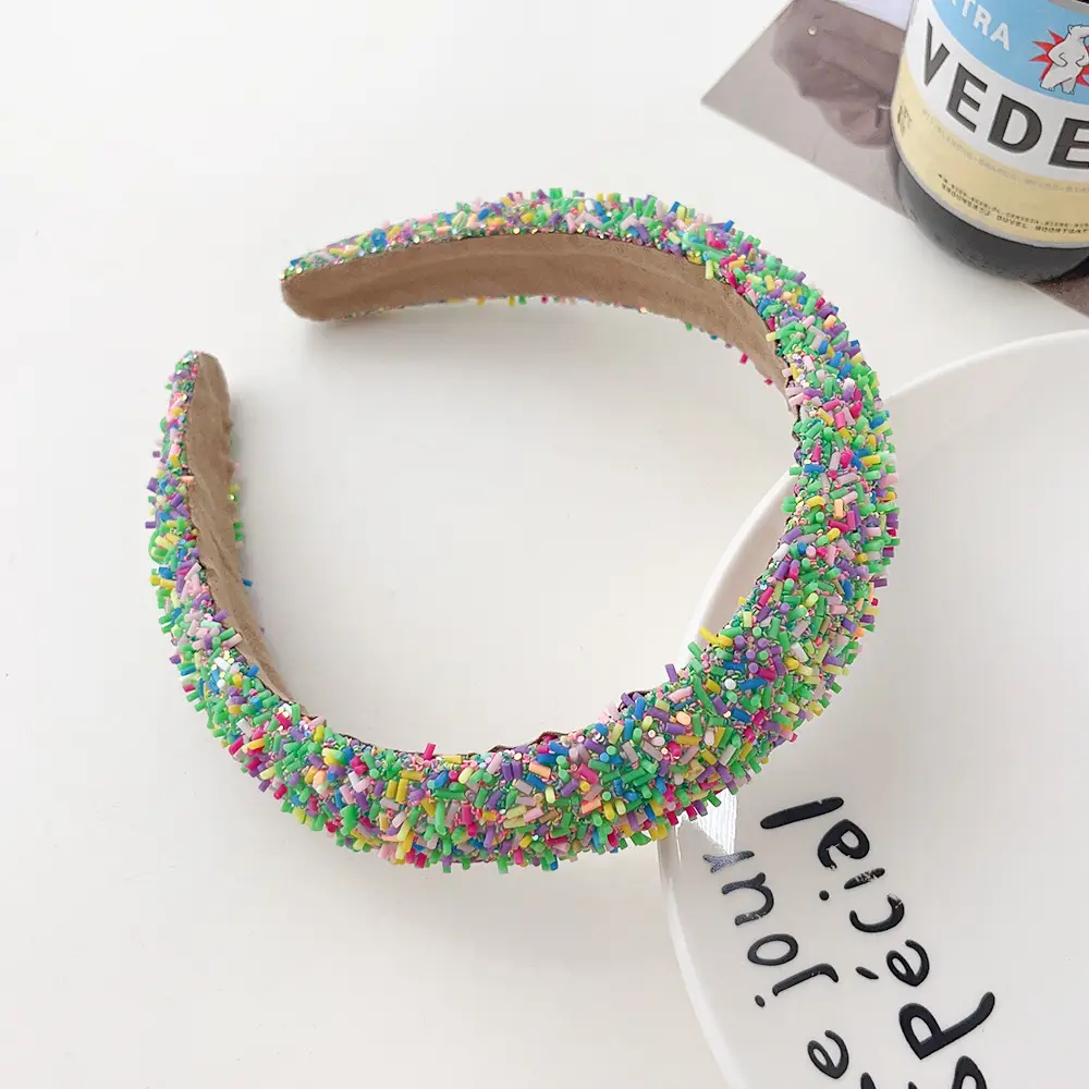Sweet Candy-Colored Wide Bristle Hair Headband - Image 5