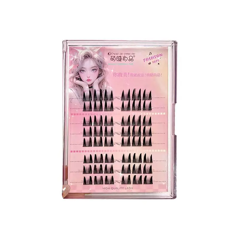 Cute Cartoon Barbie False Eyelashes 69 Segments