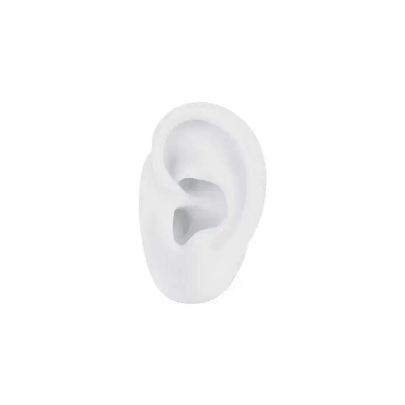 5D Silicone Ear Pickup Headset Black