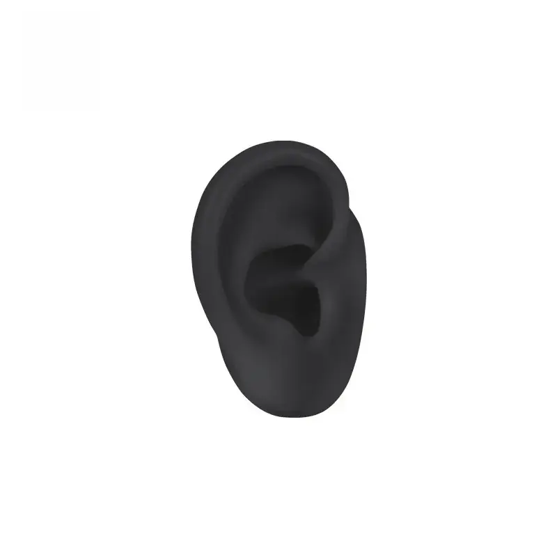 5D Silicone Ear Pickup Headset Black