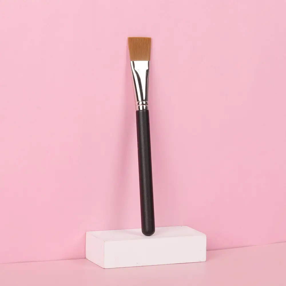 10mm Flat Eyeliner Brush for Foundation & Mask - Image 3
