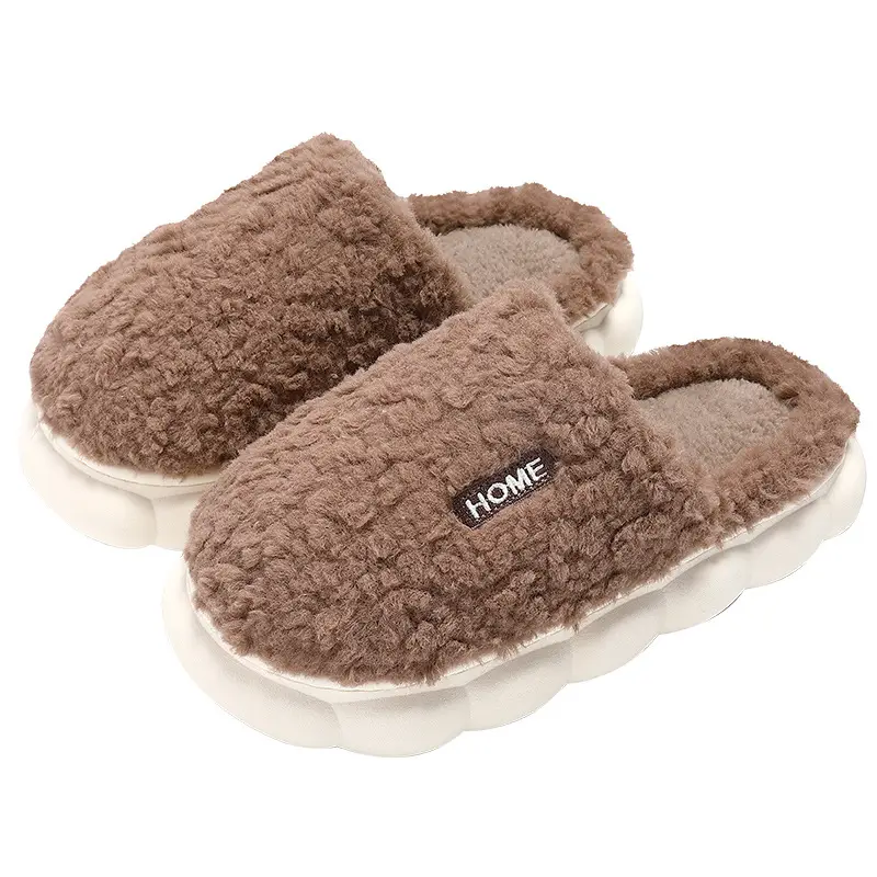 Women's Winter Home Cotton Slippers with Cute Bow, Plush and Warm, Cute Furry Slippers for Winter, Wholesale - Image 13
