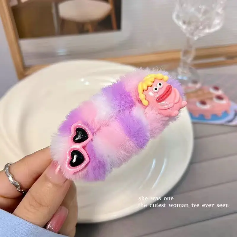 Plush Blue Yugui Hairpin for Girls - Image 13