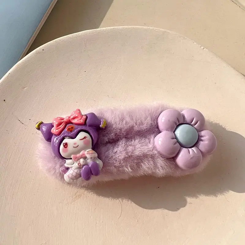 Plush Blue Yugui Hairpin for Girls - Image 6
