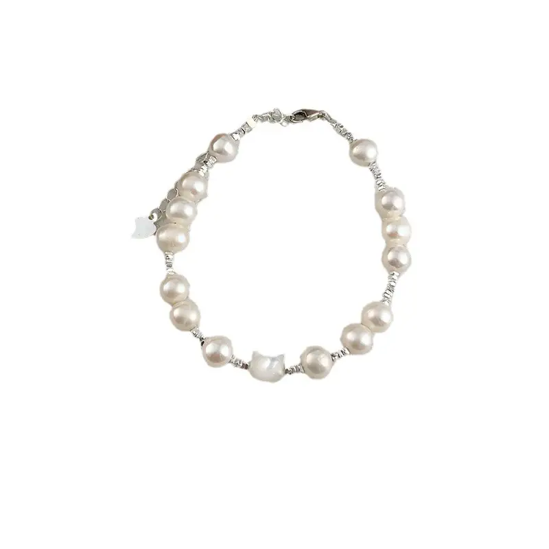 Elegant Natural Pearl Bracelet for Women Sterling Silver S925 - Image 5