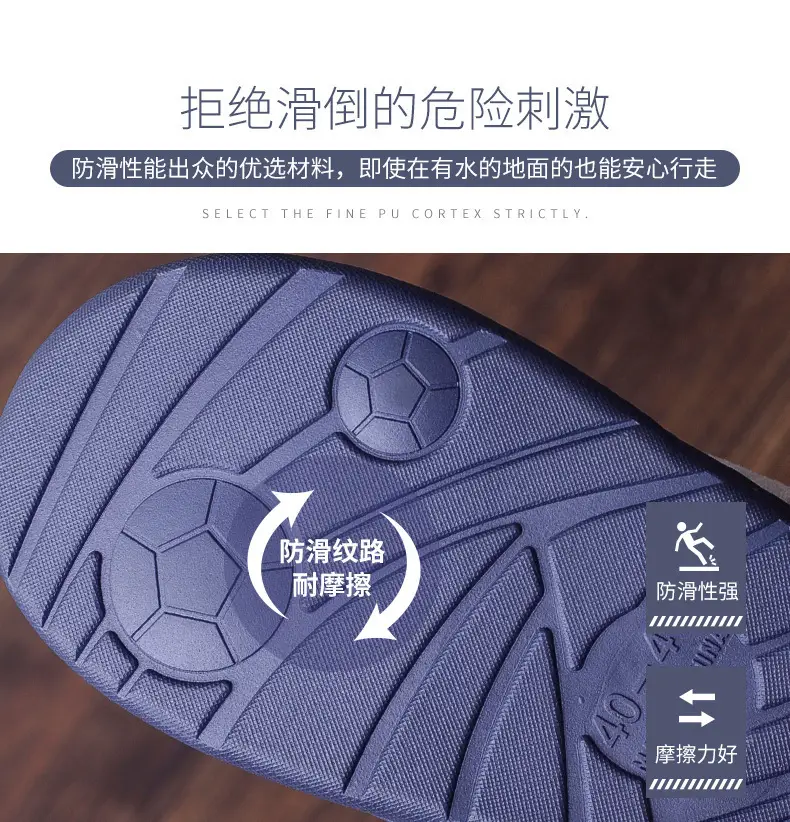 Waterproof cotton slippers men's winter non-slip indoor home warm thick bottom bag heel winter plus size cotton shoes men's — feature 10