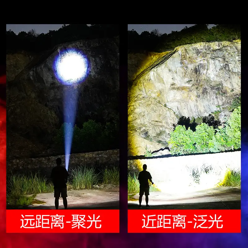 A56 White Laser Handheld Flashlight 36W Zoom