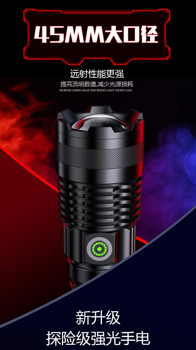 A56 White Laser Handheld Flashlight 36W Zoom — feature 11