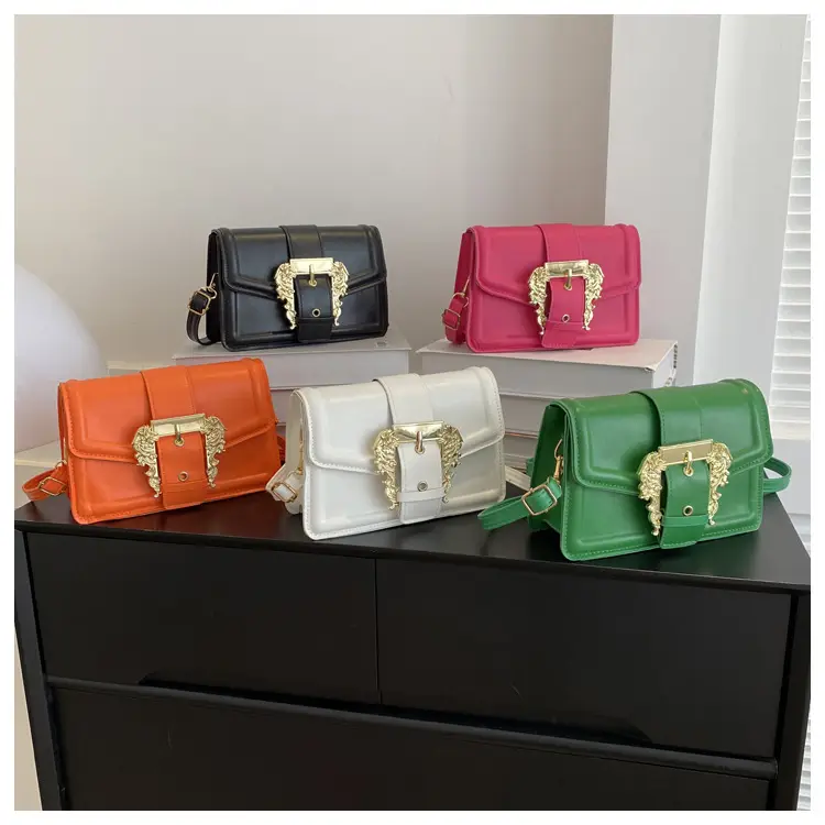 White Fashion Lock Square Shoulder Bag Women 2023 — feature 29