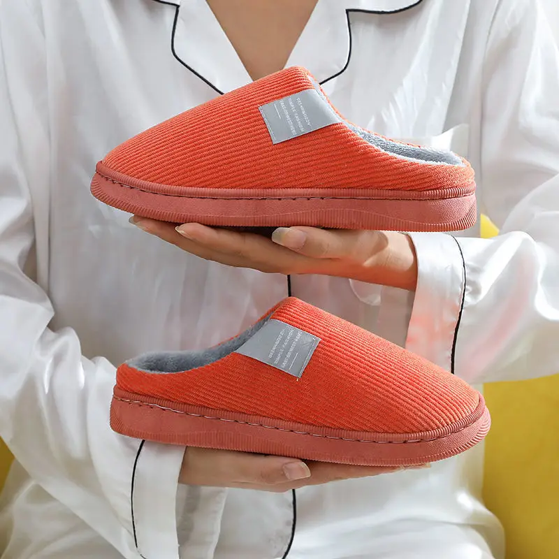 Women's Winter Cotton Slippers Men's Winter Indoor Home Household Warm 2023 New Couple Slippers Men's Style