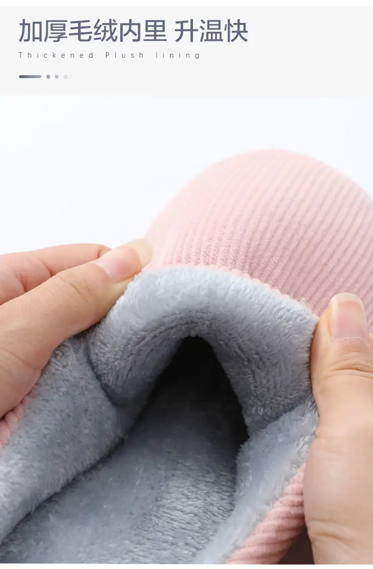 Women's Winter Cotton Slippers Men's Winter Indoor Home Household Warm 2023 New Couple Slippers Men's Style — feature 8