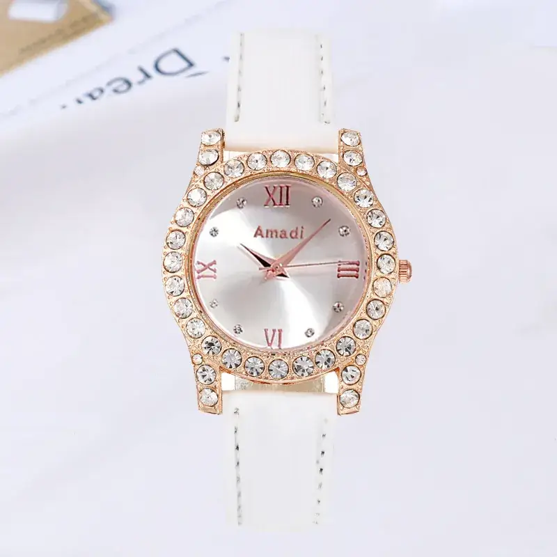 Women's Green Diamond Watch & Jewelry Set - Image 16