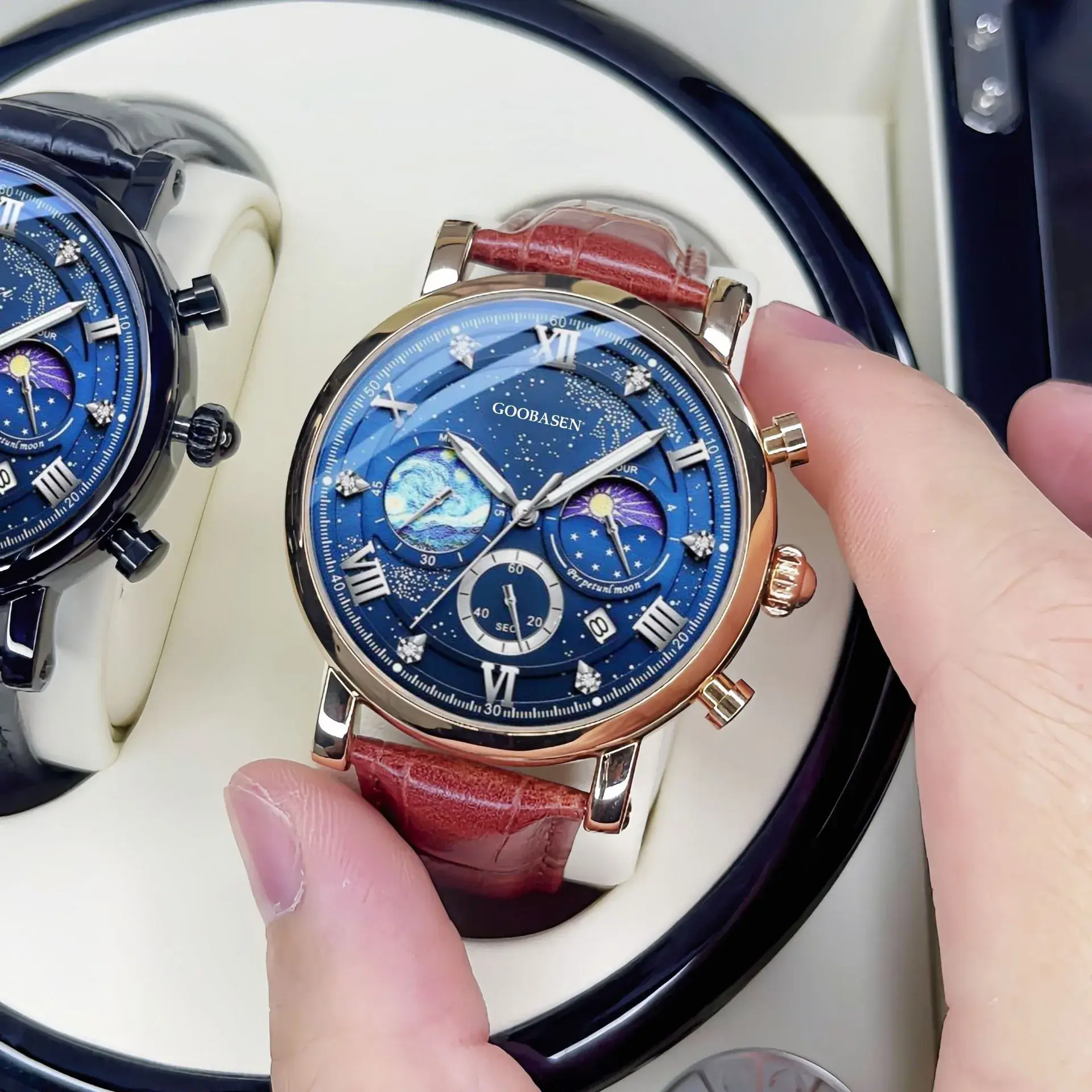 Men's Waterproof Luminous Multifunctional Watch with Calendar - Image 8