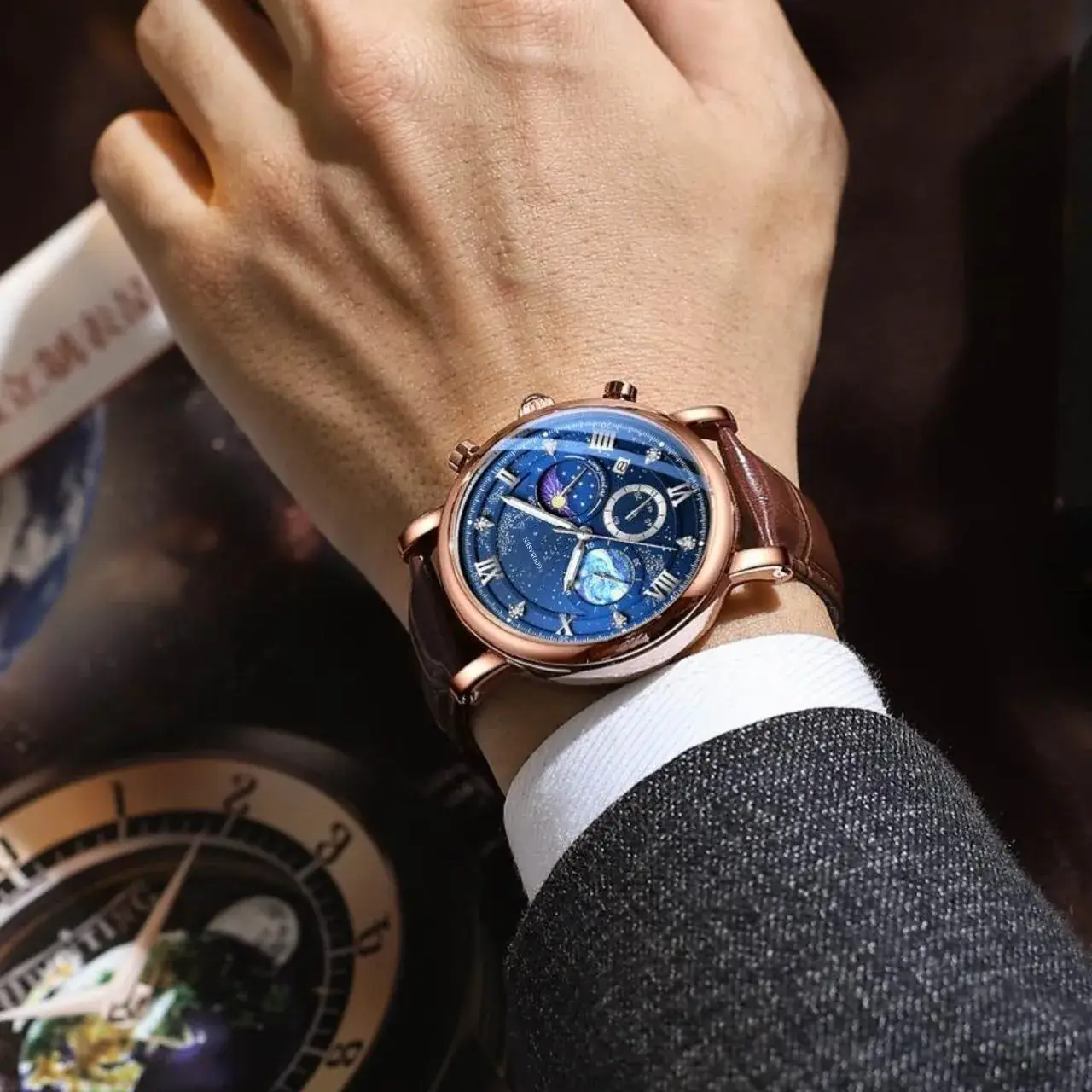 Men's Waterproof Luminous Multifunctional Watch with Calendar - Image 9