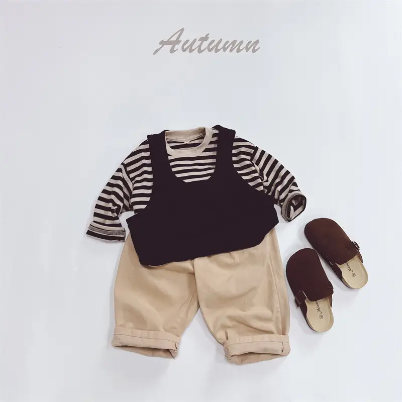 2026 Kids Striped T-Shirts Spring Long Sleeve Loose Fit - Image 7