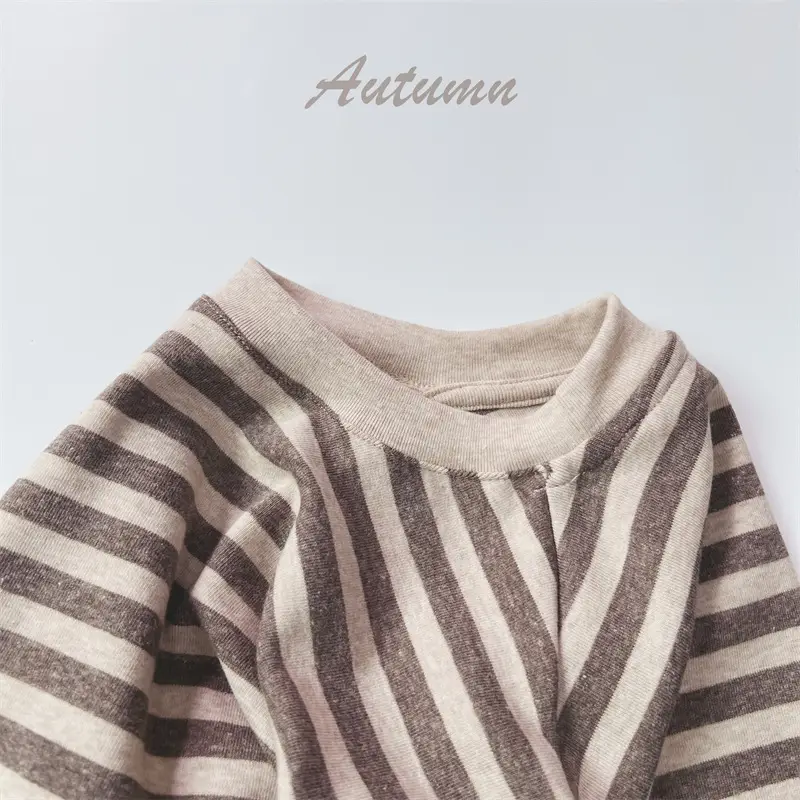 2026 Kids Striped T-Shirts Spring Long Sleeve Loose Fit - Image 2