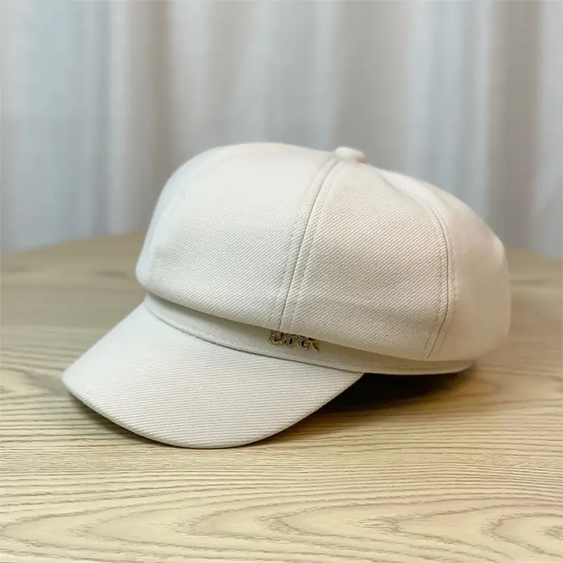 Korean Style Black Cap for Women Autumn Winter - Image 2