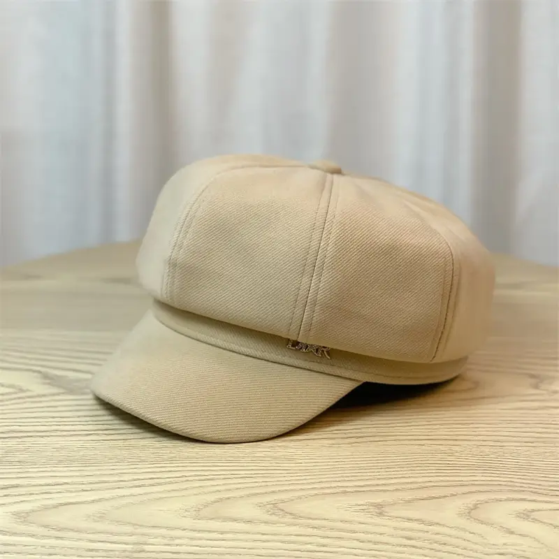 Korean Style Black Cap for Women Autumn Winter - Image 3