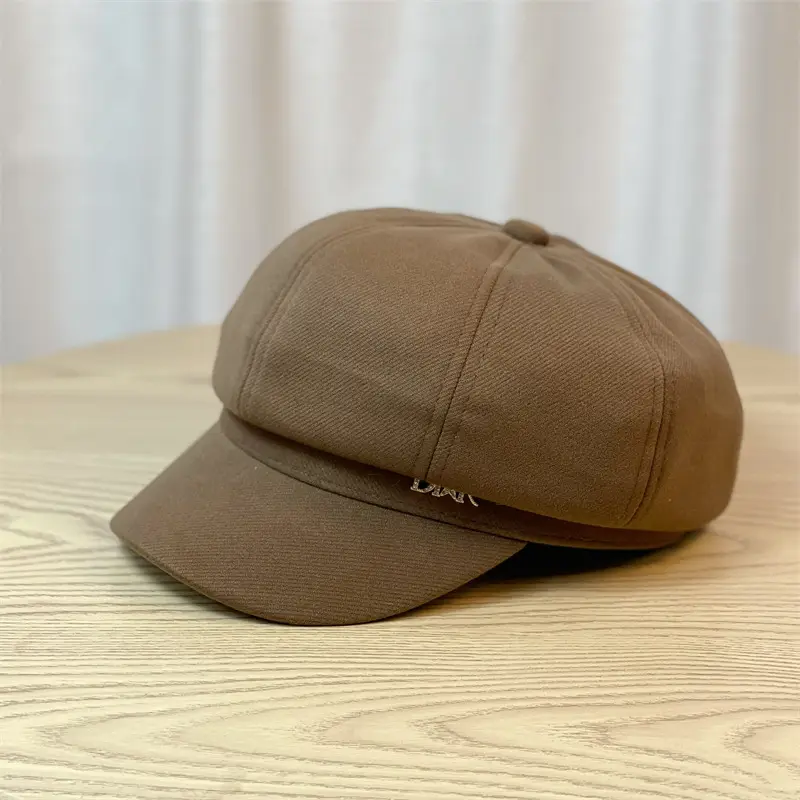 Korean Style Black Cap for Women Autumn Winter - Image 4