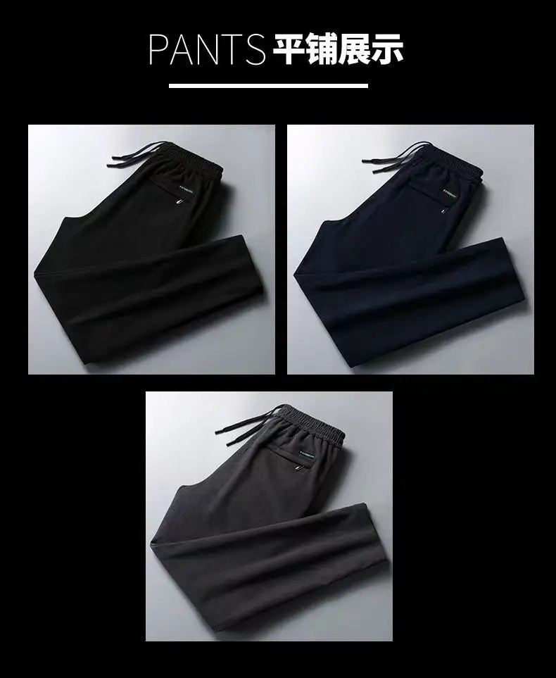 2023 Men's Corduroy Pants Black Straight Loose All Season — feature 14