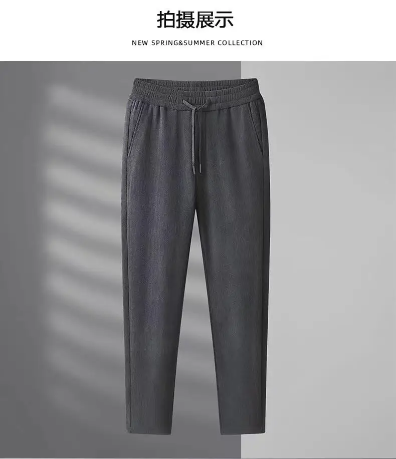 2023 Men's Corduroy Pants Black Straight Loose All Season — feature 26