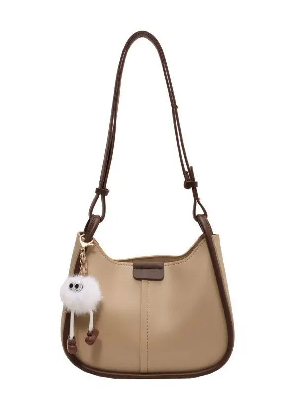 Korean Style Brown Leather Shoulder Bag for Women - Image 13