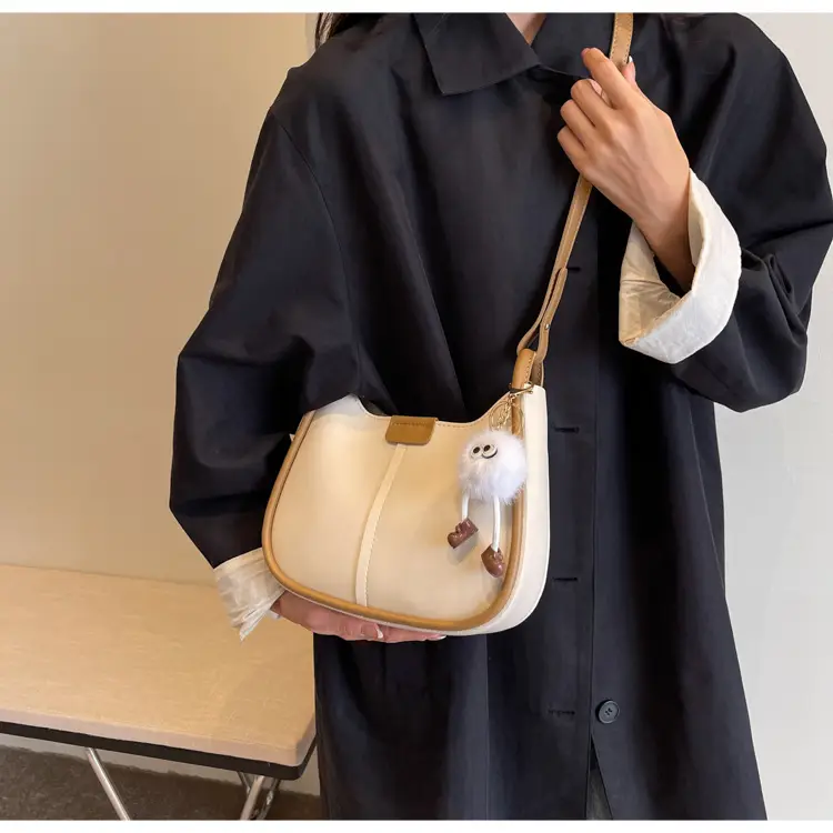 Korean Style Brown Leather Shoulder Bag for Women — feature 14