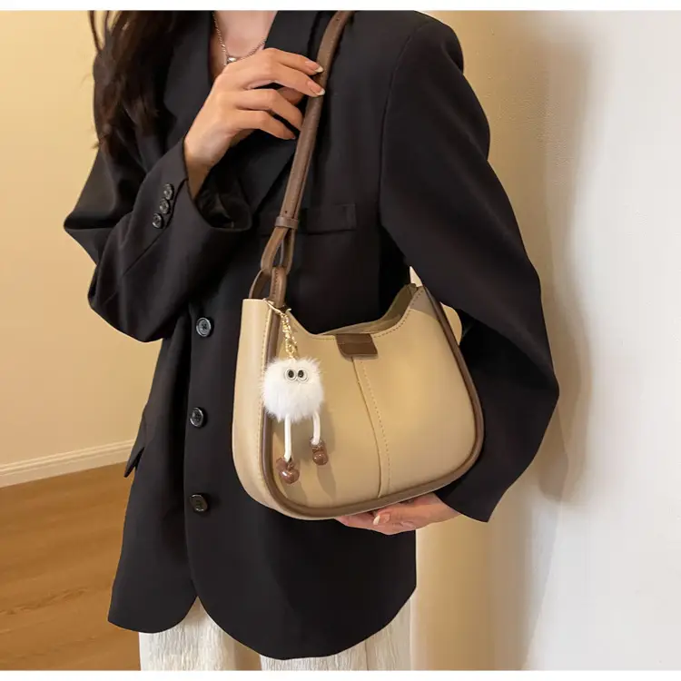 Korean Style Brown Leather Shoulder Bag for Women — feature 16